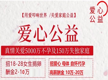 黄浦捐卵助孕生子 爱心志愿者招募